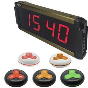 Nút Gọi Không Dây Và Máy Nhắn Tin Di Động Nhân Viên Tiếp Viên Hệ Thống Cuộc Gọi - Product Image 1