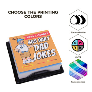 Trung Quốc Nhà máy tùy chỉnh lịch in ấn tùy chỉnh năm cá nhân in Bàn văn phòng hàng đầu đứng 365 ngày xé lịch hàng ngày - Product Image 5