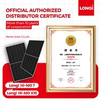 Panneaux solaires LONGi, dernier modèle 600W, plaque photovoltaïque HPBC, module PV 605/610/615W avec technologie PERC et demi-cellules