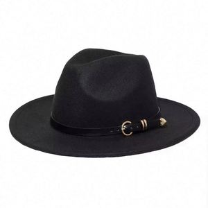 Sombreros Fedora de Ala Ancha de Lujo Personalizados, Unisex, 100% Lana, Clásicos para Fiestas, Primavera y Otoño, Venta al Por Mayor - Product Image 5