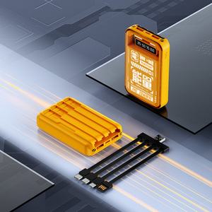 Batería Externa Portátil Mini de 10000mAh y 10W con Cables Integrados, Carga Rápida, Pantalla Digital y Luz LED - Product Image 6