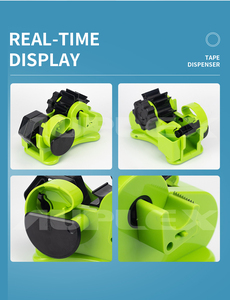 Dispensador <span class=keywords><strong>de</strong></span> cinta semiautomático con soporte para bolígrafo, cortador <span class=keywords><strong>de</strong></span> cinta multifuncional para el hogar, oficina y escuela - Product Image 6