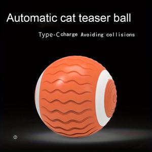 Nouveau design Usb chargeant Smart Auto rotation balle jouet Pet électrique roulant chat balle jouer jouets - Product Image 6