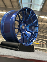Jantes en alliage forgé de luxe personnalisées FSC-30 1 pièce Jantes forgées bleu foncé pour Toyota Mercedes-Benz Tesla BMW Ford