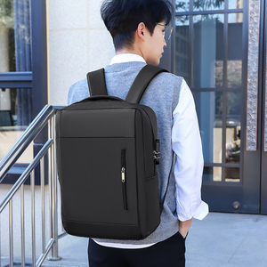 Mới Tùy chỉnh cao đẳng sang trọng kinh doanh sinh viên Mens da không thấm nước phim mật khẩu Khóa máy tính Ba lô máy tính xách tay Ba lô - Product Image 3