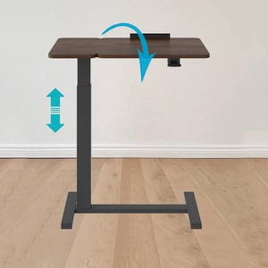 Bệnh Viện Máy Trạm Nghiêng Máy Tính Để Bàn <span class=keywords><strong>Overbed</strong></span> Máy Tính Xách Tay Gas Lift Bàn Khí Nén Gấp Đứng Bàn Bánh Xe Có Thể Điều Chỉnh Chiều Cao Bàn Ăn - Product Image 3