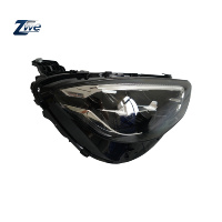 Faro LED de entrada para Mercedes-Benz Clase E W213 2139065010 2139064910 con DRL de hoja plateada y lente ahumada, Plug & Play, DOT SAE, Venta al por mayor