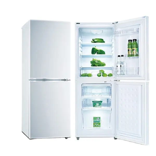 Frost libre de Control electrónico de montaje inferior refrigerador puerta doble