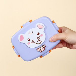 Boîte à lunch isotherme sous vide en acier inoxydable pour enfants, mignonne et étanche, idéale pour l'école - Product Image 4