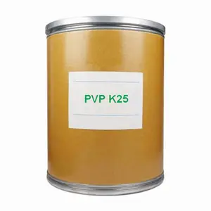 Yüksek kaliteli USP/EP/BP sınıfı farmasötik uyarıcılar Povidone K25 PVP K25