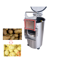 304 Roestvrijstalen Fruit Groenten Dunschiller Wasmachine Industriële Automatische Cassave Gember Tomaat Aardappel Wasmachine