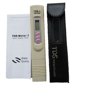 JQKJ TDS Meter 3 Testeur de qualité de l'eau Outil de mesure de la température TDS 0-9990ppm - Product Image 1