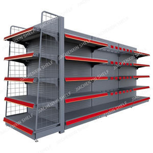 Étagère de construction en fer avec une capacité de poids élevée, idéale pour les dépanneurs, les magasins de détail, les clubs d'entrepôt - Product Image 2