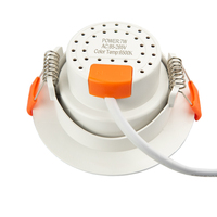 Spot LED encastré rond carré pour plafond d'hôtel 3W 5W 7W 9W 12W