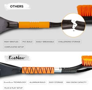 <span class=keywords><strong>Brosse</strong></span> à neige pour pare-brise de voiture de haute qualité, prix garanti, grattoir à glace pour déneigement - Product Image 5