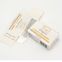 Boîtes en carton pliables recyclables à fentes avec feuille d'or de luxe sur mesure, design personnalisé, pour emballages de cosmétiques, de bougies et de maquillage
