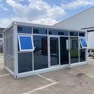 Casa Contenedor de Envío Plegable con Estructura de Acero Ligero, Casa Prefabricada de Lujo de 40 pies, Hotel Moderno con Baño y Dormitorio - Product Image 6