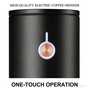 Portable <b>Mini</b> Handheld Rechargeable Wireless Use SS Core Automatic Coffee Bean With 10 Levels Adjustment - Product Image 2