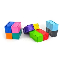 Nouveauté forme rectangulaire vide métal peut boîte-cadeau cartes artisanat Snack stockage des aliments étain