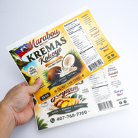 Étiquettes personnalisées pour beurre de cacahuète, autocollants imperméables imprimés pour assaisonnements et condiments, autocollants pour bocaux alimentaires et emballages de bouteilles
