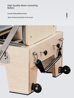 Machine de Pilates Reformer Cadillac Professionnelle Essence en Bois d'Érable Massif, Cinq Pièces, pour Studio Commercial, Salle de Sport à Domicile et Stabilité Yoga