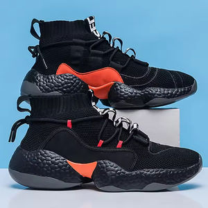 Men's Sporty Casual Lace-Up <b>Shoes</b>-Soft-Sole Sports Board Design Mesh Upper Breathable <b>Waterproof</b> Retro Lightweight Anti-Slip - Product Image 5