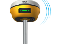 Instrument de topographie professionnel d'occasion à 1408 canaux, GPS différentiel multi-constellations Hi-target V5 Rover GNSS RTK IP68