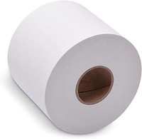 Étiquettes autocollantes thermiques sans support de haute qualité 40 mm 57 mm 80 mm, papier d'étiquettes continu respectueux de l'environnement