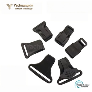 Sangle à boucle latérale en plastique noir pour sac à dos, tente et accessoires de camping en extérieur - Product Image 3