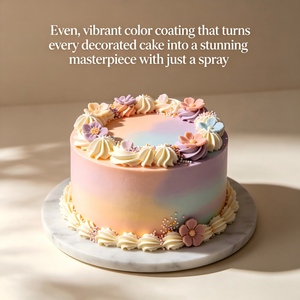 <span class=keywords><strong>Colorant</strong></span> <span class=keywords><strong>alimentaire</strong></span> en gel pulvérisable vibrant avec pigment à texture fine pour la décoration de gâteaux d'anniversaire et de fleurs - Product Image 5