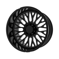 Jantes forgées à déport profond 22x12 24x14 20x12 4x4 Dub Floaters 8X170 8X6.5 8x180 6X139.7 pour camions tout-terrain Ford GMC RAM