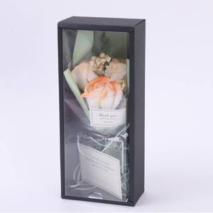 Boîte cadeau de fleurs en savon, bouquet fini, mini bouquet de poche, fleur de simulation, cadeau de Noël, cadeau de la Saint-Valentin - Product Image 5