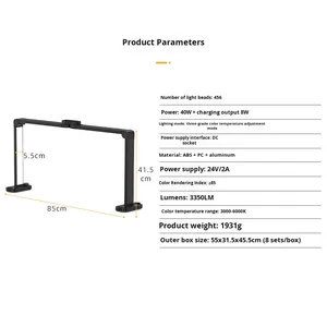 Nueva Lámpara UV Profesional Cuadrada Plegable de 40w, Lámpara LED para el Cuidado de las Uñas, Secador de Uñas de Secado Rápido, Productos para Esmalte de Gel - Product Image 6