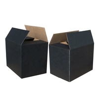 Vide Logo personnalisé carton ondulé Cargo expédition emballage noir papier mobile emballage personnalisé boîte en Carton ondulé