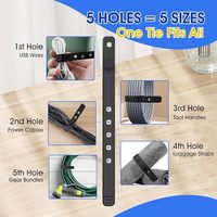 90 attaches de câble en silicone - Taille personnalisée OEM/ODM Marque fabriquée en Chine