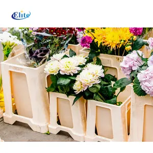 花卉拍卖展示郁金香塑料荷兰家庭花园和商店花桶