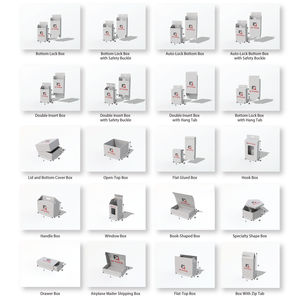 Caja de Cartón Personalizada para Comida para Llevar, para Hamburguesas y Papas Fritas, Restaurante de Comida Rápida, Caja de Papel de Lujo <span class=keywords><strong>Lugo</strong></span> Sur Mesure - Product Image 4