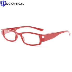 DCOPTICAL LED Light Night Eyeglass Frame LED Battery Readers Vision occhiali da lettura selezione multicolore colori personalizzati Power