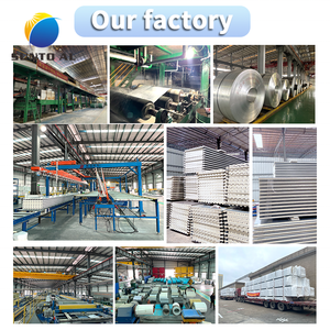 Sunto алюминиевая Изолированная огнестойкая полиуретановая кровельная плитка, металлическая термостеновая сэндвич-панель для сборного склада - Product Image 5