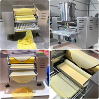 Machine à crêpes mille-feuilles commerciale de 8 pouces, machine à gâteaux mille-feuilles, machine à crêpes, machine à croûtes de gâteaux mille-feuilles, en vente