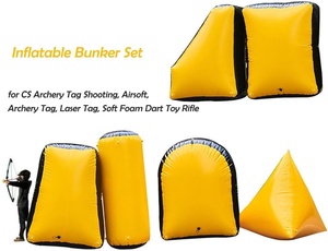 Bunker Gonfiabili per Arena di <span class=keywords><strong>Paintball</strong></span> e Zone di Gioco di Tiro con l'Arco in PVC Telato per Giochi all'Aperto - Product Image 6