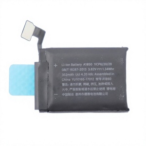 Batterie A1850 352mAh pour <span class=keywords><strong>Apple</strong></span> <span class=keywords><strong>Watch</strong></span> A1861 A1891 A1892 Série <span class=keywords><strong>3</strong></span> <span class=keywords><strong>42mm</strong></span> <span class=keywords><strong>GPS</strong></span> + Cellulaire (4G LTE) - Product Image 1