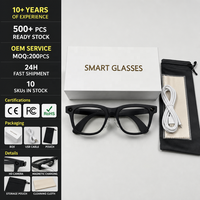 Nouvelles lunettes intelligentes 4G Meta 20MP avec intelligence artificielle, double batterie, appels vocaux et lecteur de musique, lunettes de soleil anti-UV
