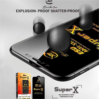 Protection d'écran en verre trempé Super X Clear pour iPhone 17 16 Plus 15 13 12 11 X XS XR, anti-rayures