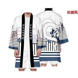 32 Estilos de Camisetas de Anime para Hombre, Demon Slayer, Kamado Nezuko, Kanroji Mitsuri, Ropa Yukata, Haori, Kimono, Capa Larga - Product Image 4