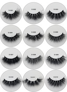 Lash Box Logotipo personalizado Cree su propia marca Pestañas naturales Compra a granel Etiqueta privada Fluffy <span class=keywords><strong>3D</strong></span> Mink Lashes Vendedores al por mayor - Product Image 4