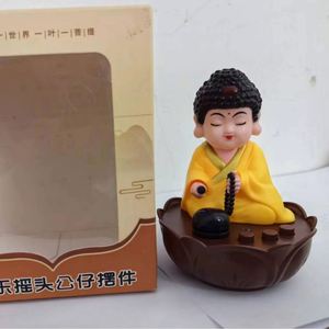 Musical <b>Large</b> Buddha Statue <b>Ornament</b> Monk God of Wealth Tathagata Maitreya Buddha Decor - Product Image 5