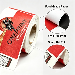 Etiquetas de Alimentos Personalizadas ONEPRINT, Autoadhesivas, Rectangulares, Impresión Digital, Código de Barras, Paquete al por Mayor - Product Image 3