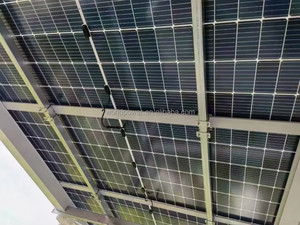 Panel solar BIPV de las mejores tarifas, 375W, doble vidrio, mono bifacial, 385W, 400W, tipo PERC, silicio policristalino para casa de techo - Product Image 4