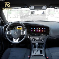RoadNavi Autoradio Android 24'' à Double Écran avec Tableau de Bord Numérique pour Dodge Charger 2011-2019 Compteur de Vitesse Automatique